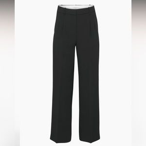 Aritizia Wilfred Effortless Pants in Black Crepette.